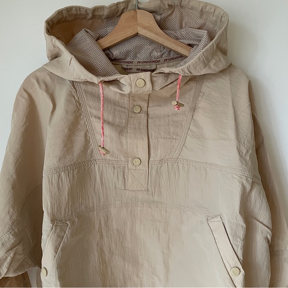 NEW Free People Ride The Wave Solid Popover Jacket In Pink Sand - Picture 14 of 16